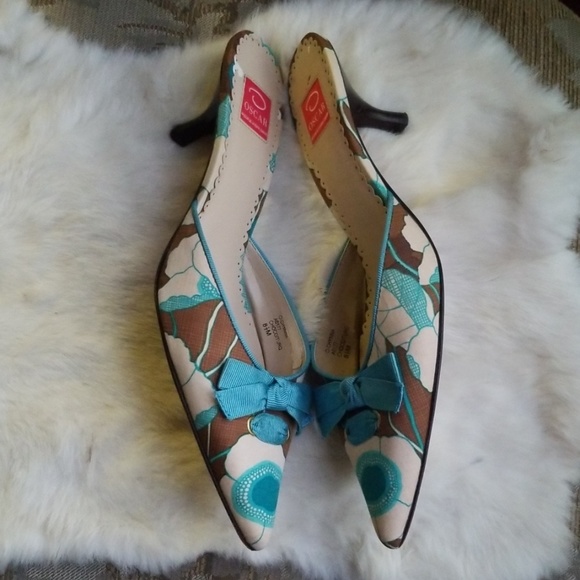 βHPπ¦Oscar de la Renta Mules - Picture 3 of 8